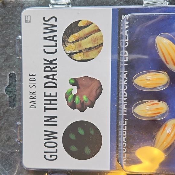 Glow in the Dark Claws ☆ Reusable ☆ CLAWS ☆ Halloween, Dress- up, Cos play ☆ New - Picture 2 of 10